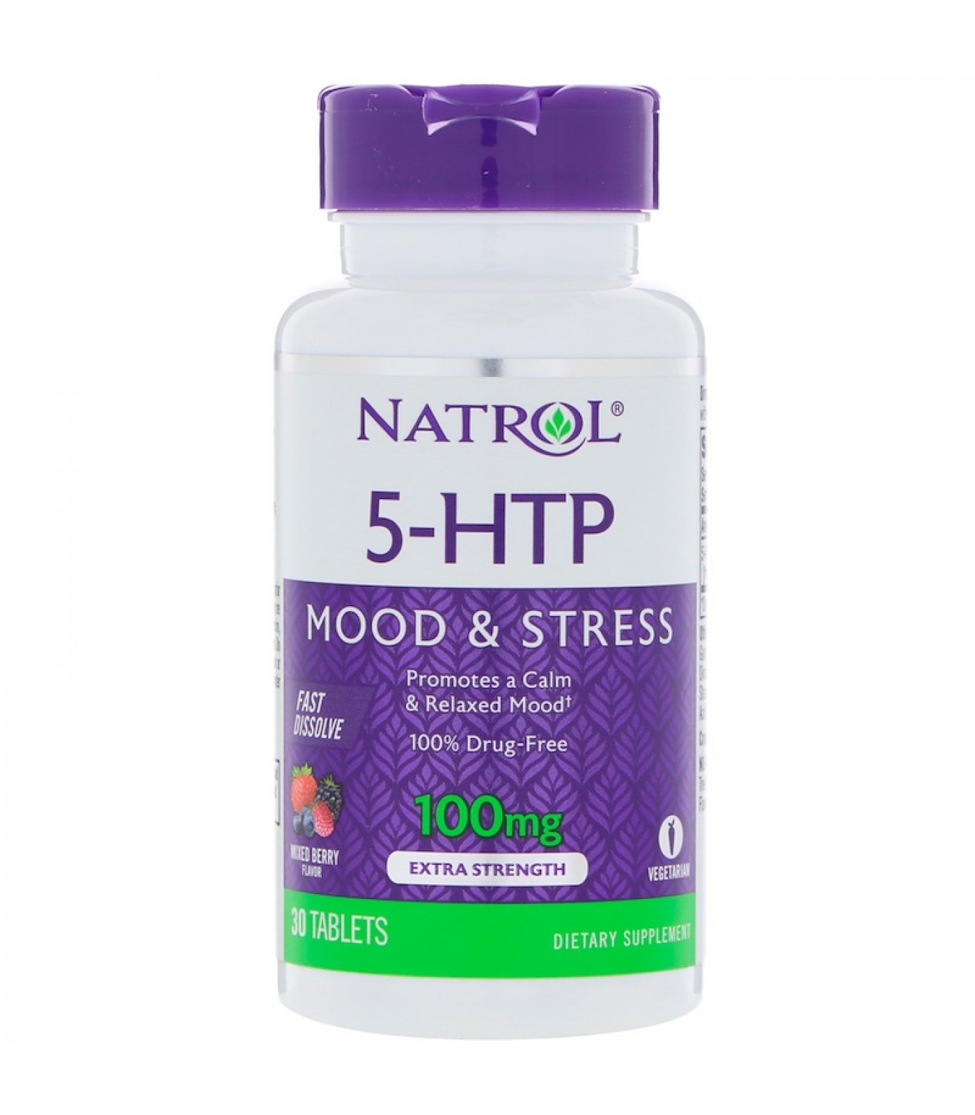 Natrol - 5-HTP 100mg Fast Dissolve / 30 tabs. Natrol - 5-HTP 100mg Fast Dissolve / 30 tabs.